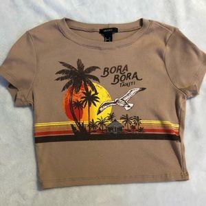 Forever 21 Bora Bora Crop Top